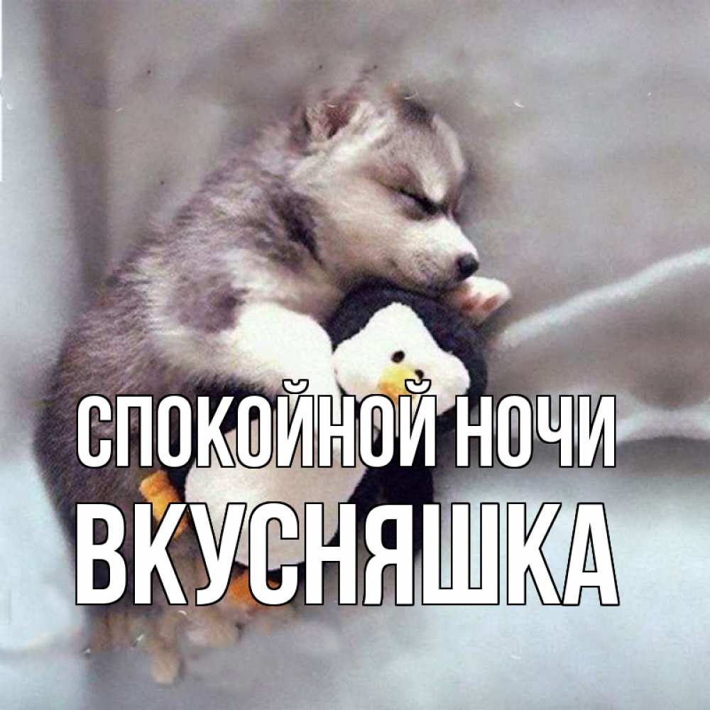 Картинка Спокойной ночи, Вкусняшка