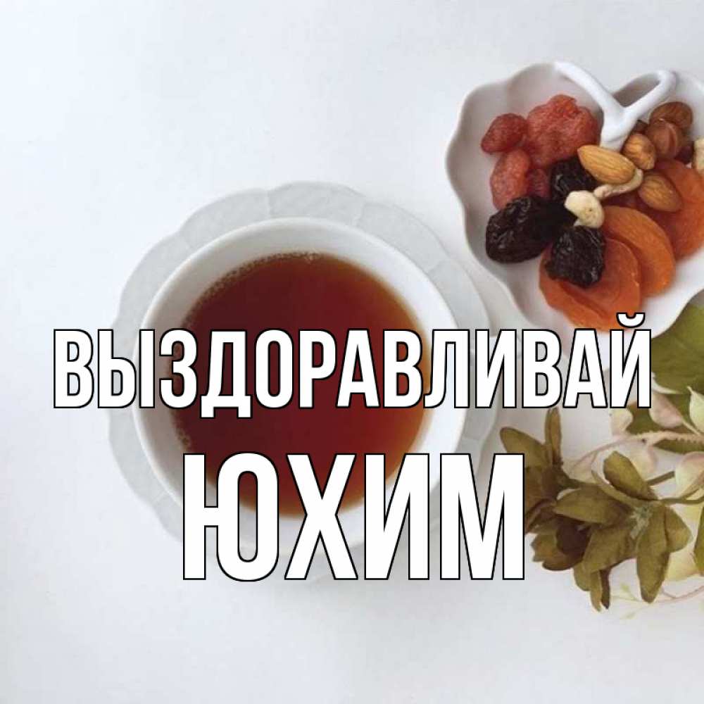 Открытка на каждый день с именем, Юхим Выздоравливай неизвестные растения Прикольная открытка с пожеланием онлайн скачать бесплатно 
