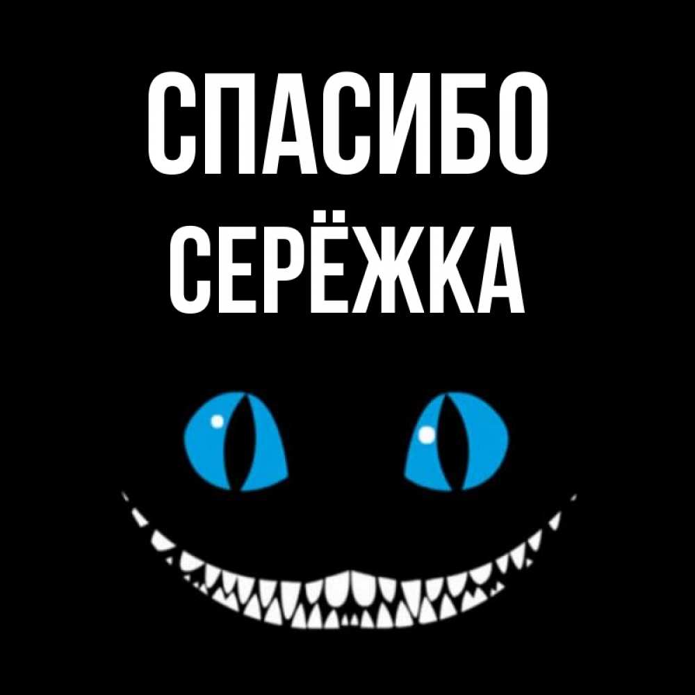 Картинка Спасибо, Серёжка