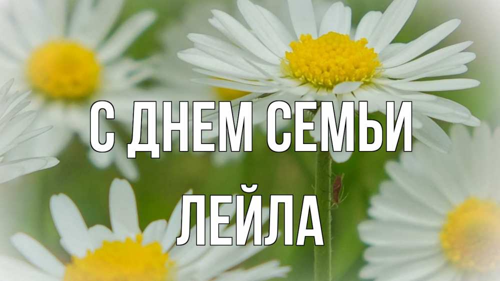 Открытка на каждый день с именем, Лейла С днем семьи с днем семьи  1 Прикольная открытка с пожеланием онлайн скачать бесплатно 