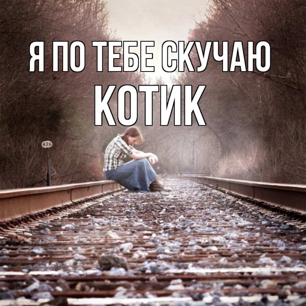 Открытка на каждый день с именем, Котик Я по тебе скучаю скучаю Прикольная открытка с пожеланием онлайн скачать бесплатно 