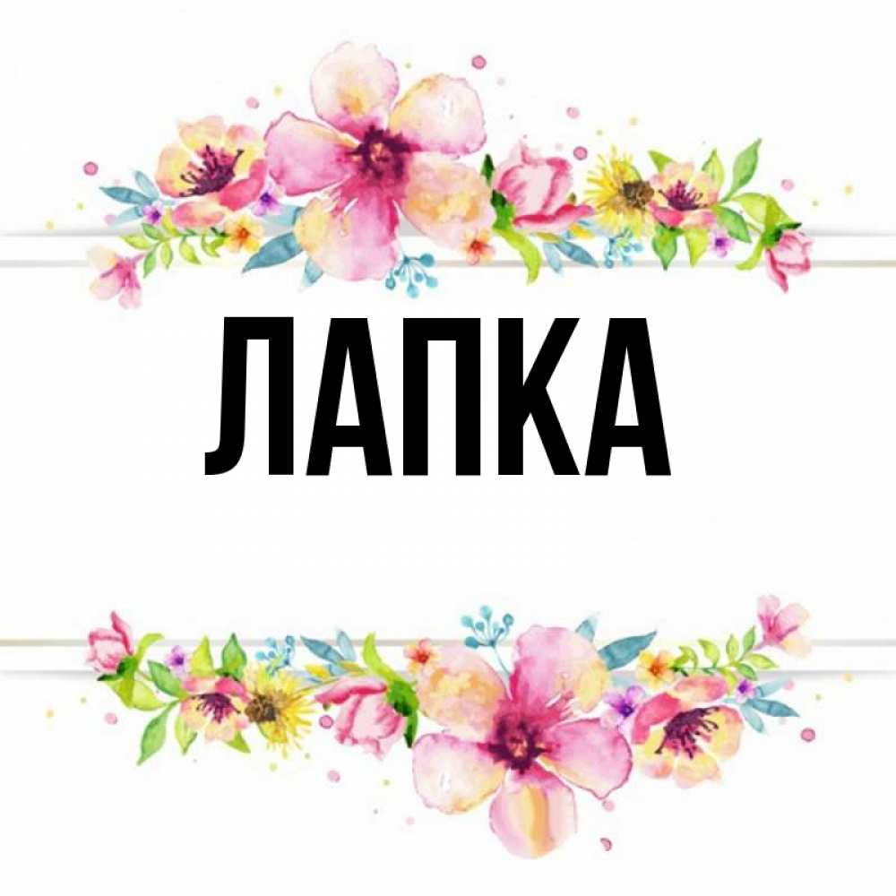 Имя лапка