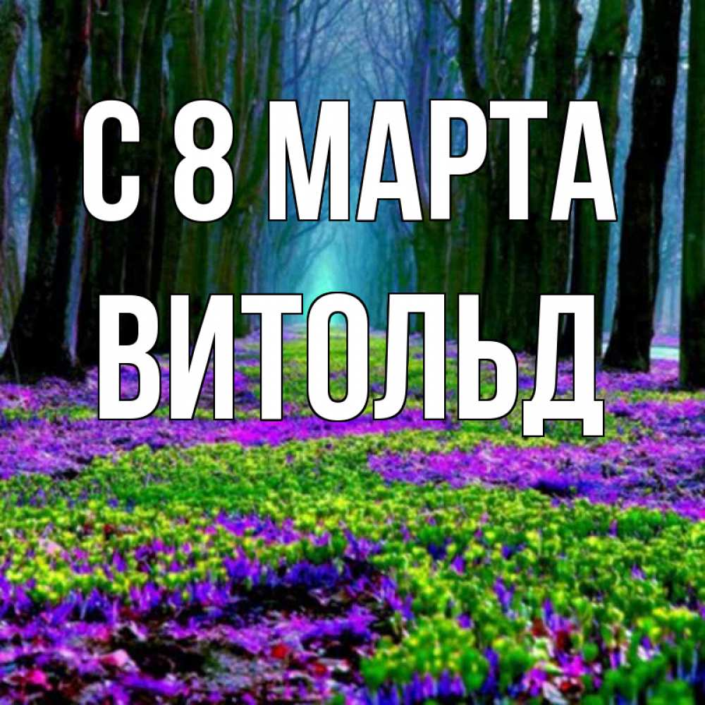 Картинка С 8 МАРТА, Витольд