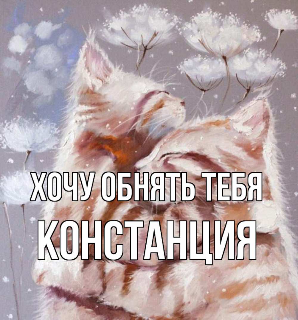 Открытка на каждый день с именем, Констанция Хочу обнять тебя Море и горы Прикольная открытка с пожеланием онлайн скачать бесплатно 