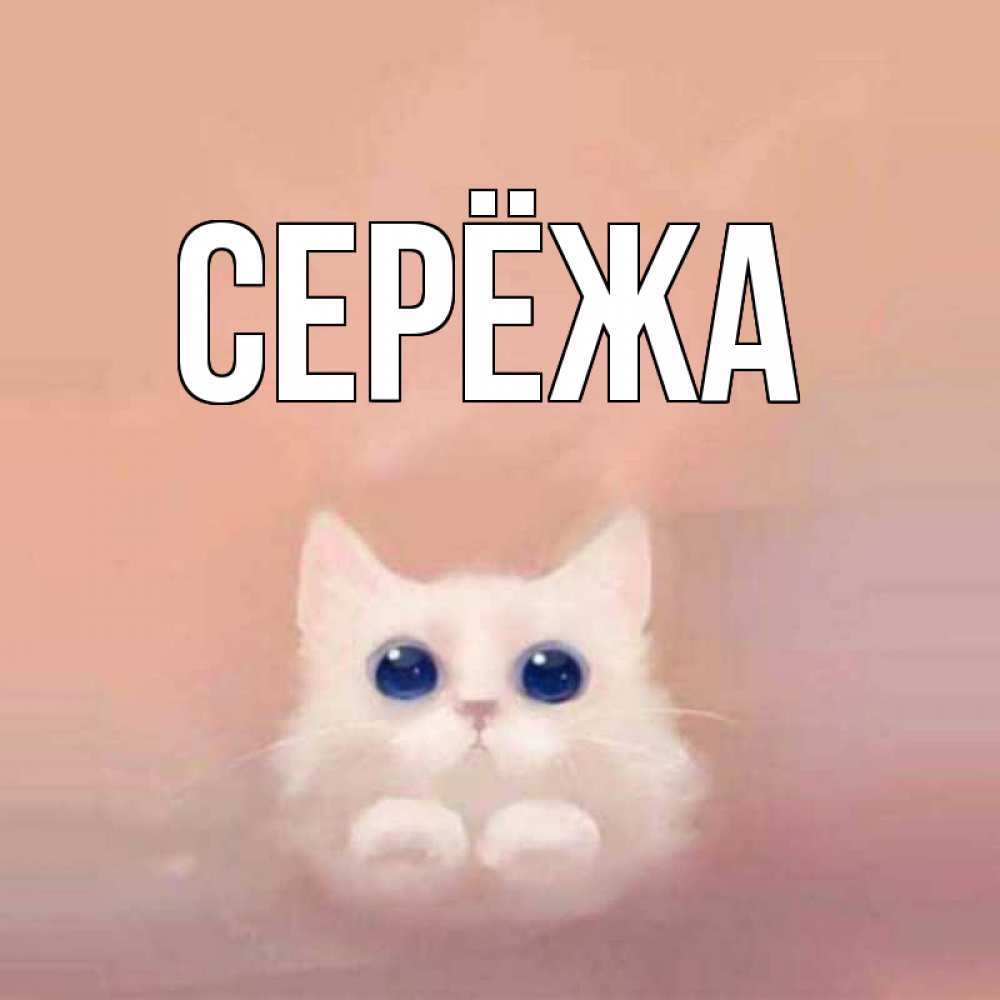 Открытка на каждый день с именем, Серёжа Главная на розовом фоне Прикольная открытка с пожеланием онлайн скачать бесплатно 