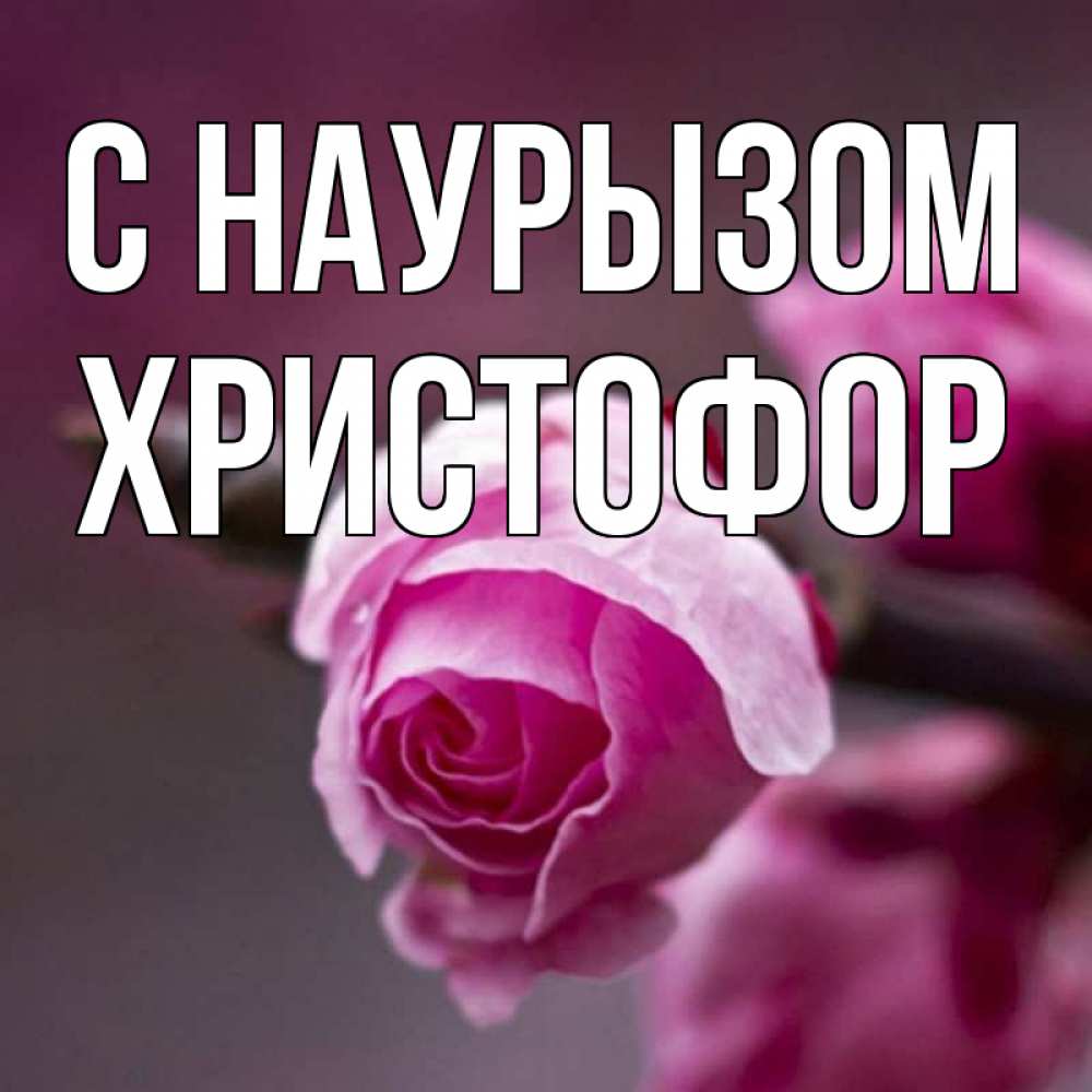 Открытка на каждый день с именем, Христофор С наурызом весна Прикольная открытка с пожеланием онлайн скачать бесплатно 