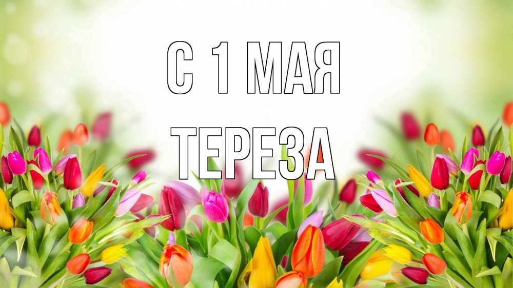 Открытка на каждый день с именем, Тереза С 1 мая С 1 мая Прикольная открытка с пожеланием онлайн скачать бесплатно 