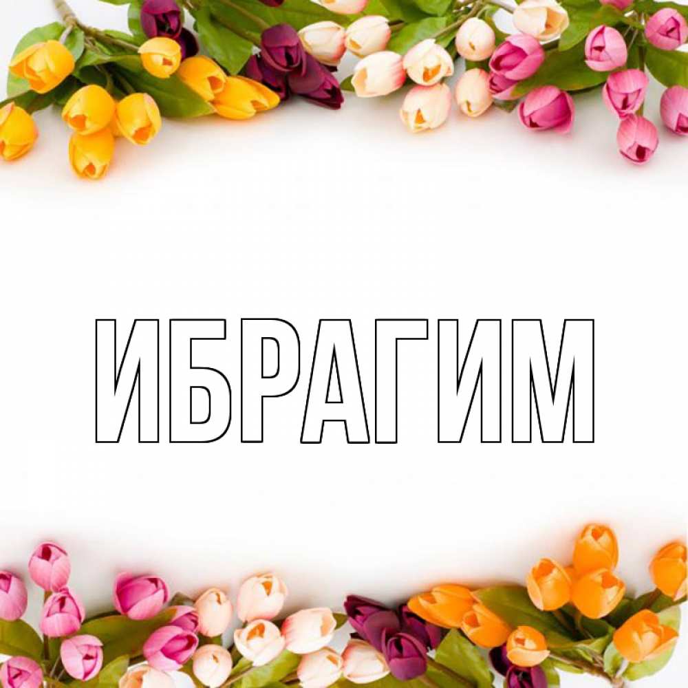 Открытка на каждый день с именем, Ибрагим Главная весна март Прикольная открытка с пожеланием онлайн скачать бесплатно 
