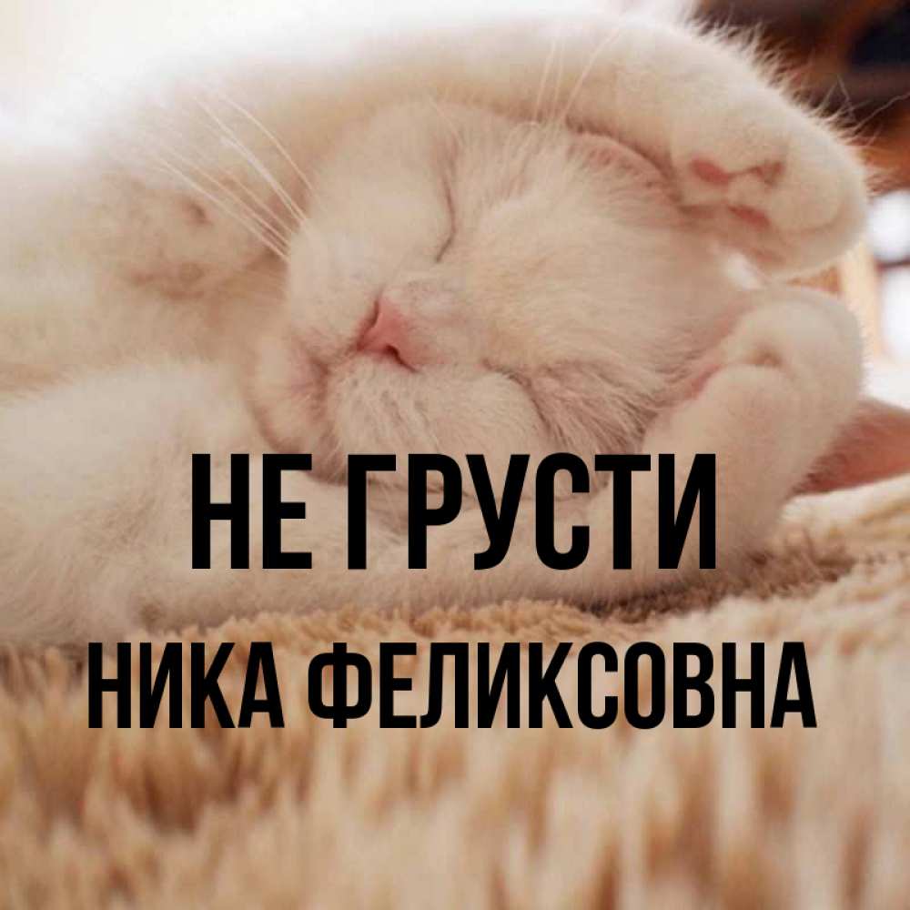 Не грусти милая картинка