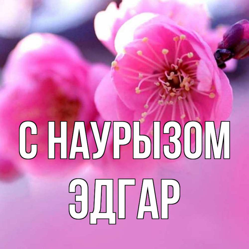 Открытка на каждый день с именем, Эдгар С наурызом международный женский день Прикольная открытка с пожеланием онлайн скачать бесплатно 