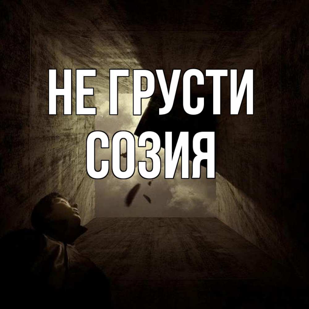 Открытка на каждый день с именем, Созия Не грусти жуть Прикольная открытка с пожеланием онлайн скачать бесплатно 