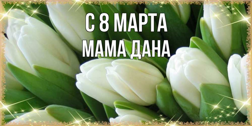 Открытка на каждый день с именем, Мама-Дана С 8 МАРТА поздравляем с 8 марта Прикольная открытка с пожеланием онлайн скачать бесплатно 