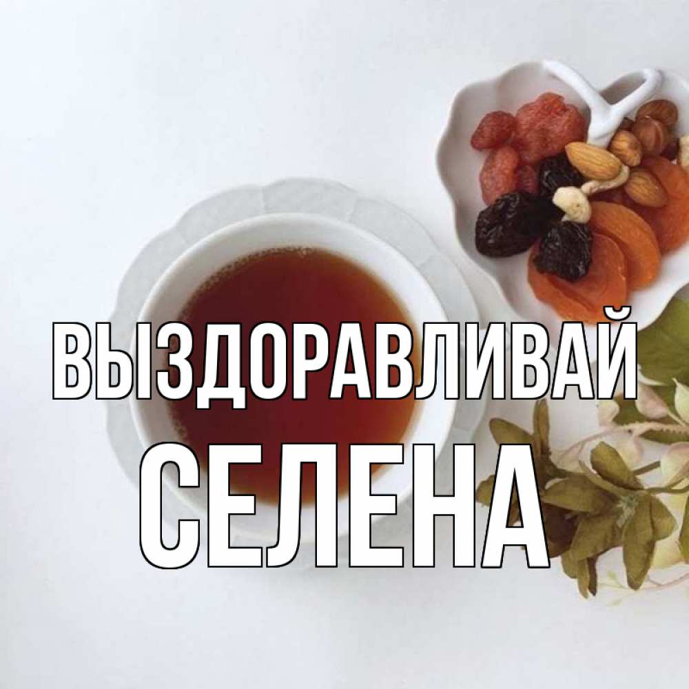 Открытка на каждый день с именем, Селена Выздоравливай неизвестные растения Прикольная открытка с пожеланием онлайн скачать бесплатно 