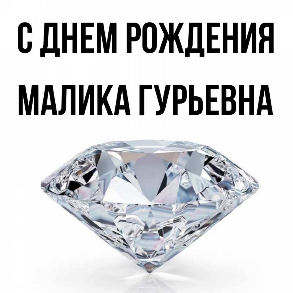 Открытка С Днем Рождения Малика