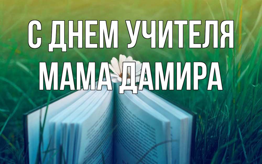 Открытка на каждый день с именем, Мама-Дамира С днем учителя с днем учителя Прикольная открытка с пожеланием онлайн скачать бесплатно 