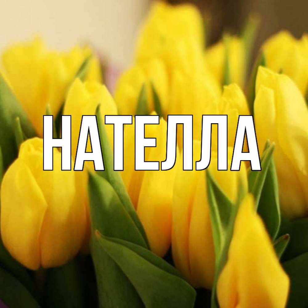 Открытки, картинка с днем рождения нателла