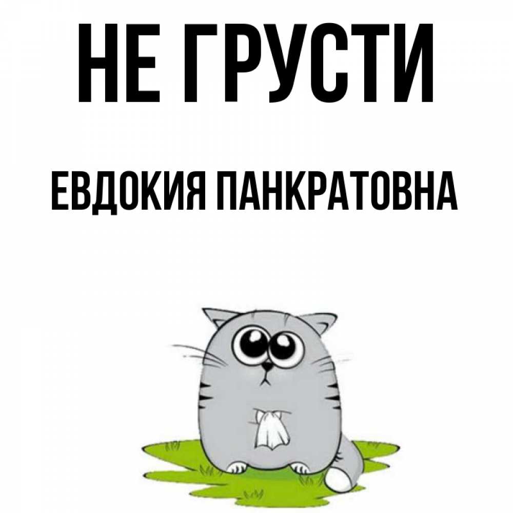 Картинка Не грусти, Евдокия Панкратовна