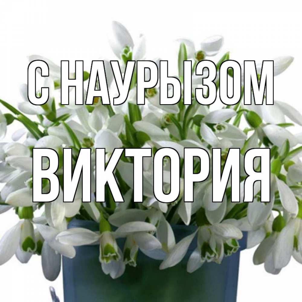 Открытка на каждый день с именем, Виктория С наурызом цветы к наурызу новый год в Казахстане Прикольная открытка с пожеланием онлайн скачать бесплатно 