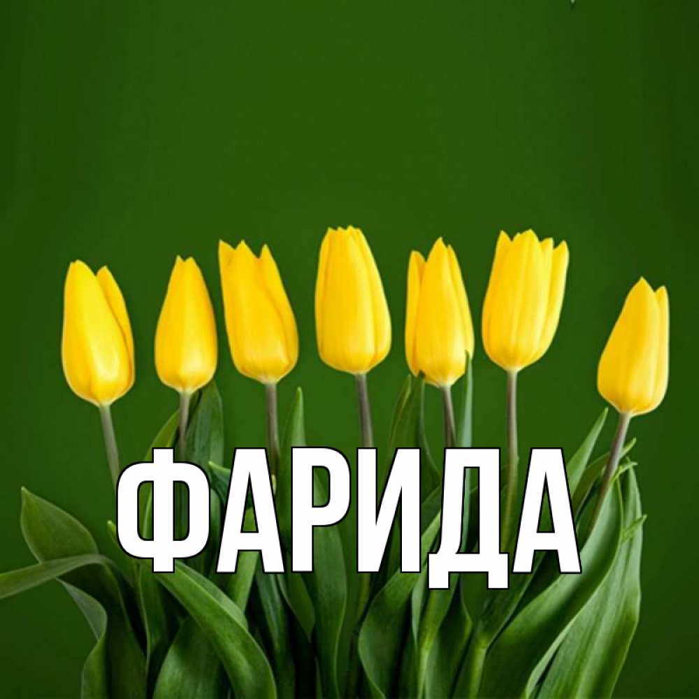 Открытка на каждый день с именем, Фарида Главная желтого цвета 3 Прикольная открытка с пожеланием онлайн скачать бесплатно 