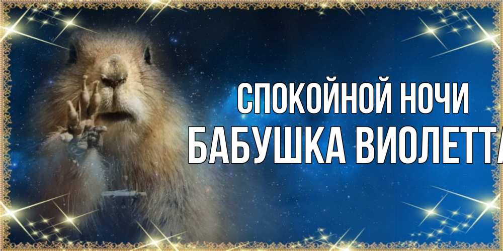Открытка на каждый день с именем, Бабушка-Виолетта Спокойной ночи спокойной ночи сладких снов Прикольная открытка с пожеланием онлайн скачать бесплатно 