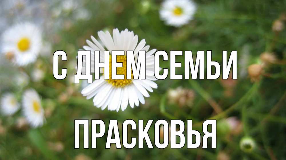 Открытка на каждый день с именем, Прасковья С днем семьи с днем семьи Прикольная открытка с пожеланием онлайн скачать бесплатно 
