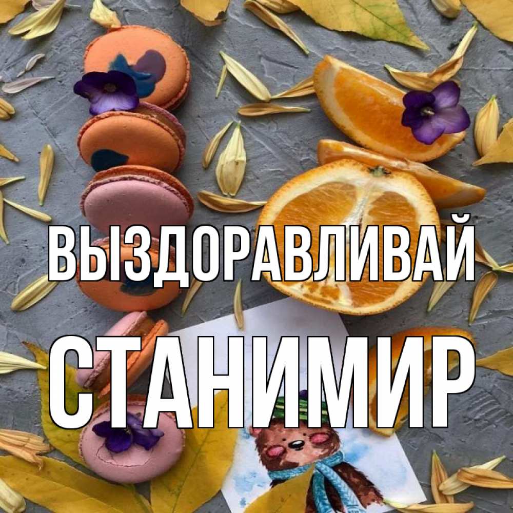 Открытка на каждый день с именем, Станимир Выздоравливай не болейте Прикольная открытка с пожеланием онлайн скачать бесплатно 