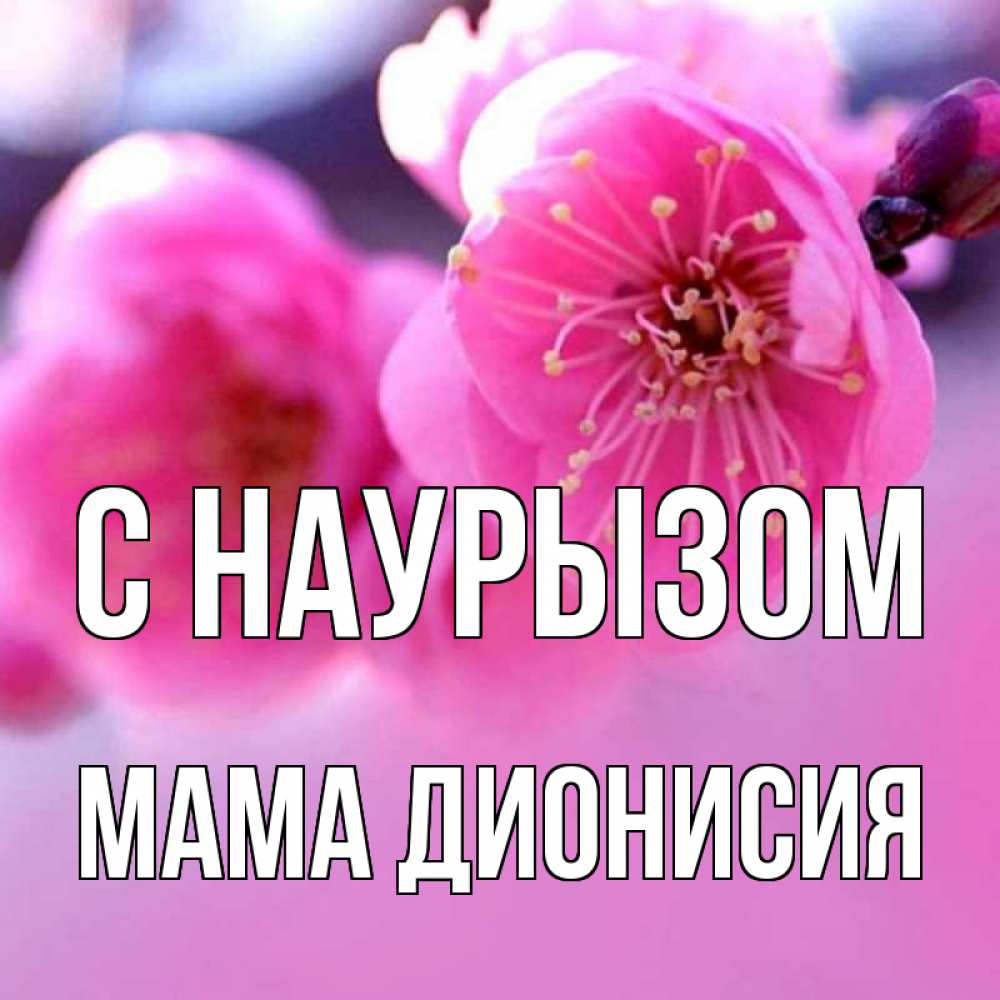 Открытка на каждый день с именем, Мама-Дионисия С наурызом международный женский день Прикольная открытка с пожеланием онлайн скачать бесплатно 