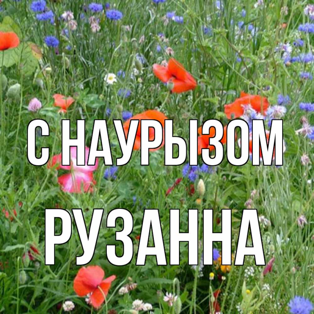 Открытка на каждый день с именем, Рузанна С наурызом праздник весны наурыз супер открытка Прикольная открытка с пожеланием онлайн скачать бесплатно 