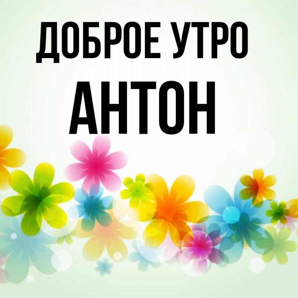 С Добрым Утром Антон