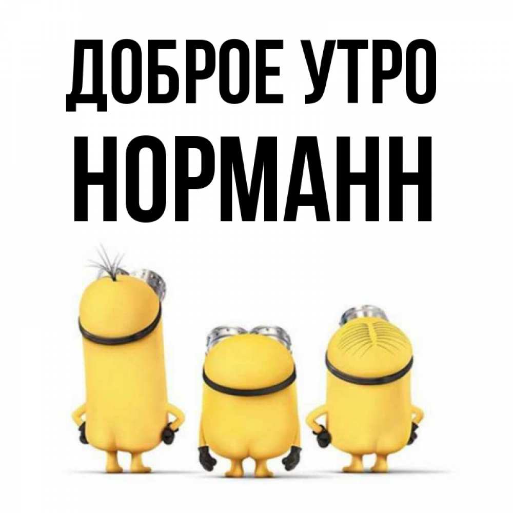 Открытка на каждый день с именем, Норманн Доброе утро подписать открытку онлайн бесплатно Прикольная открытка с пожеланием онлайн скачать бесплатно 