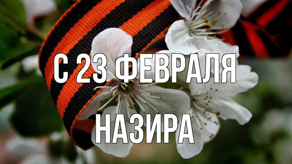 Открытка на каждый день с именем, Назира С 23 февраля 23 февраля Прикольная открытка с пожеланием онлайн скачать бесплатно 